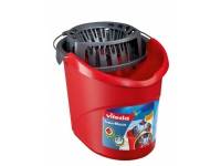 (ComputerSalg) Vileda Super Mocio, Mop & bucket set, Röd, Enkel hink, 10 l