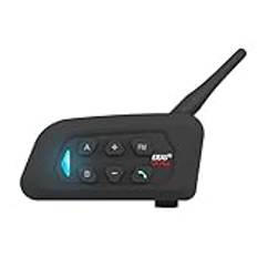 EJEAS V4Plus Motorcykel Intercom Bluetooth-headset 1500m Ultra Long Intercom som kan användas för 4 personer att prata online samtidigt