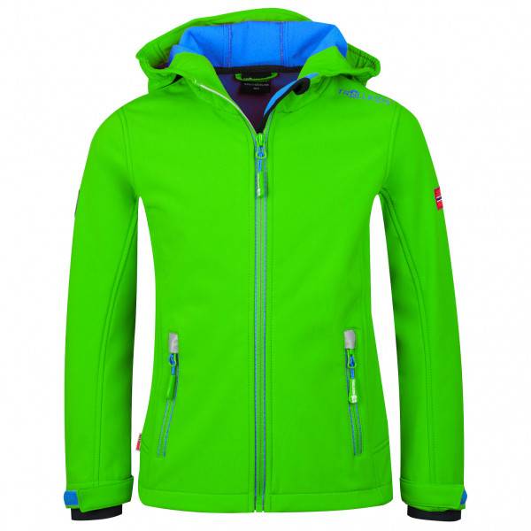 Trollkids Kid's Trollfjord Jacket Softshelljacka Barn Storlek 164 Färg grön
