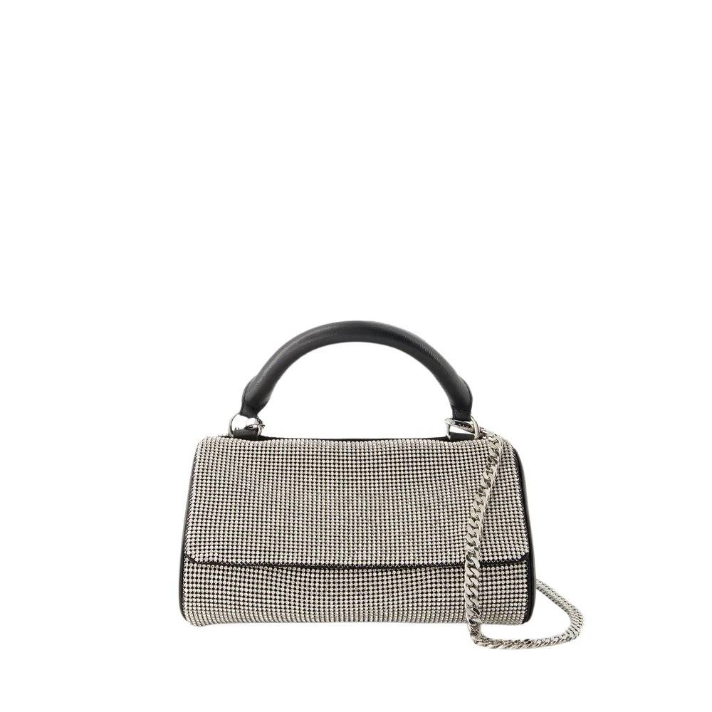 Kara Hvid Crush Satchel Taske - Messing - Tasker - Dame - Hvid - ONE SIZE - Uld