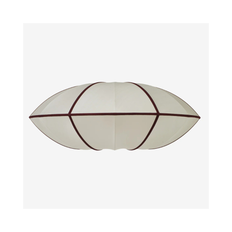 Oi Soi Oi Lampa Round Flat Silk offwhite/bordeaux