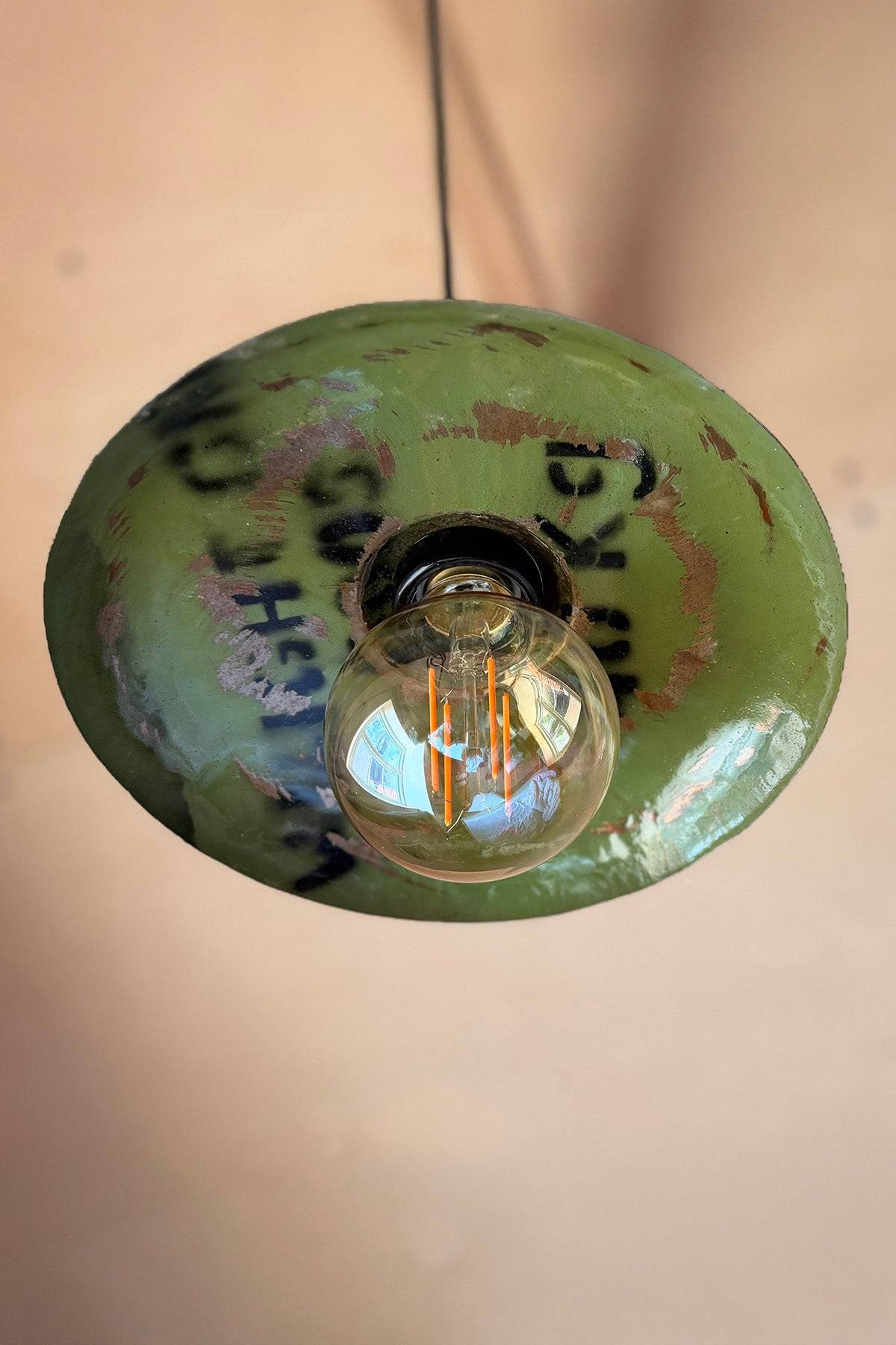 Lampeskærm - Upcycling Blue