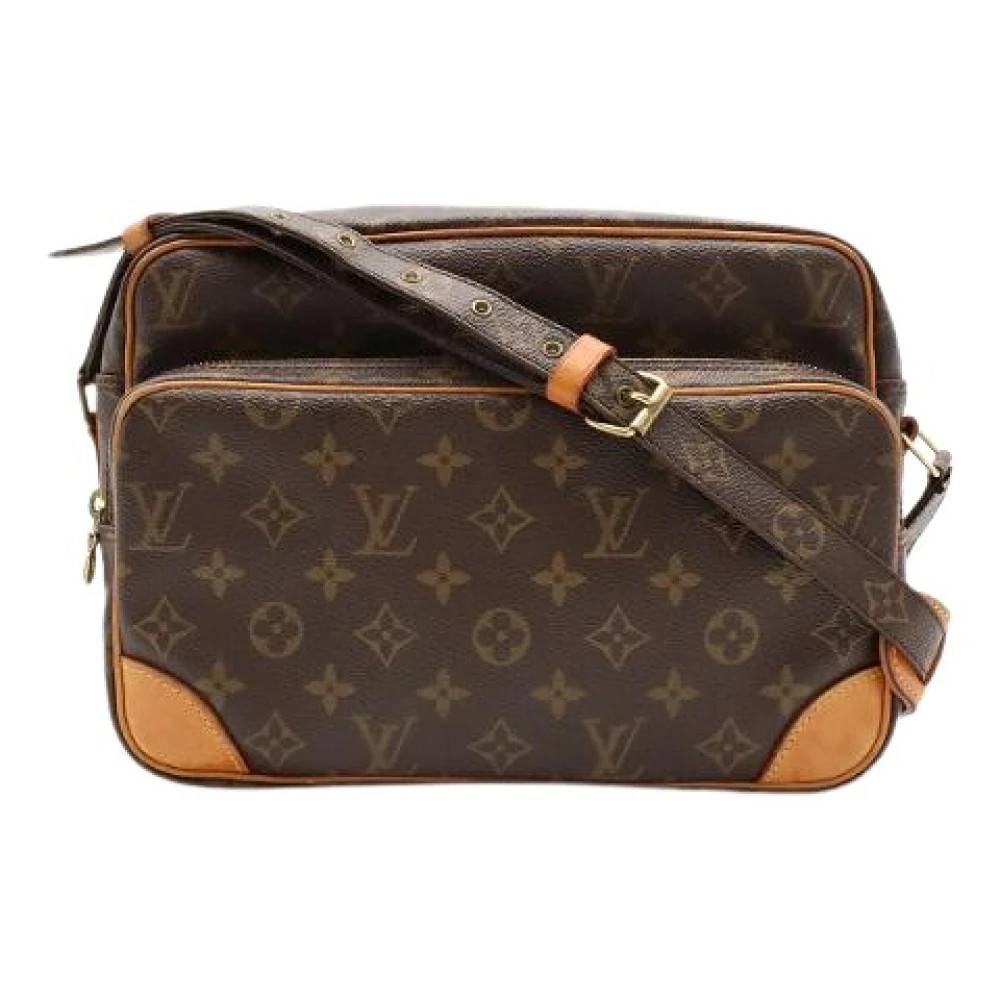 Louis Vuitton Vintage Pre-owned Monogram Skuldertaske - Vintage - Dame - Brun - ONE SIZE - Uld