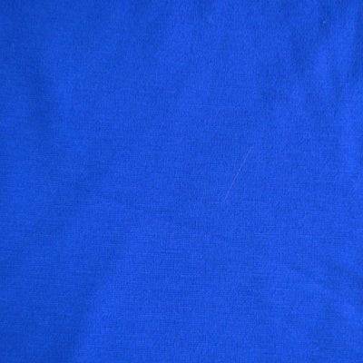 Kraftig ensfarvet viscose jersey koboltblå