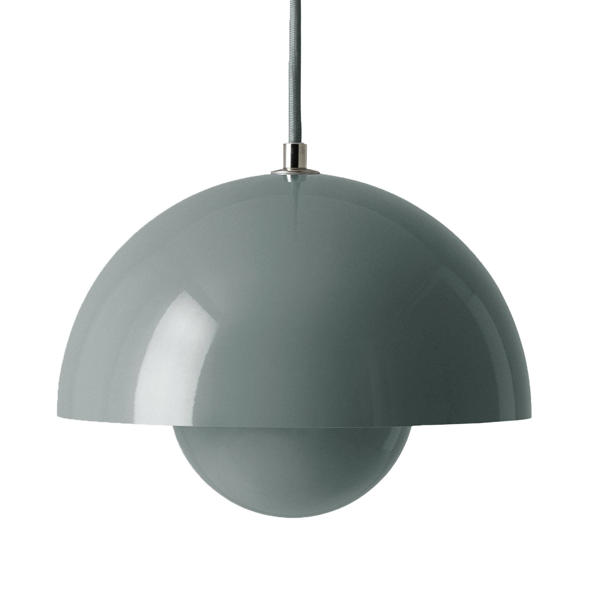 Flowerpot VP7 Pendel, Ø37 cm, af Verner Panton Stone Blue.