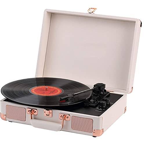Stöd för skivspelare skivspelare 7/10/12 ″ vinylskivor, hörlursuttag, 3-växlad skivspelare med Bluet Every Family