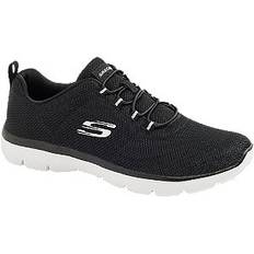 Skechers Memory Foam Lightweight Slip On Sneaker - Dam - Färg: Svart - Storlek 41