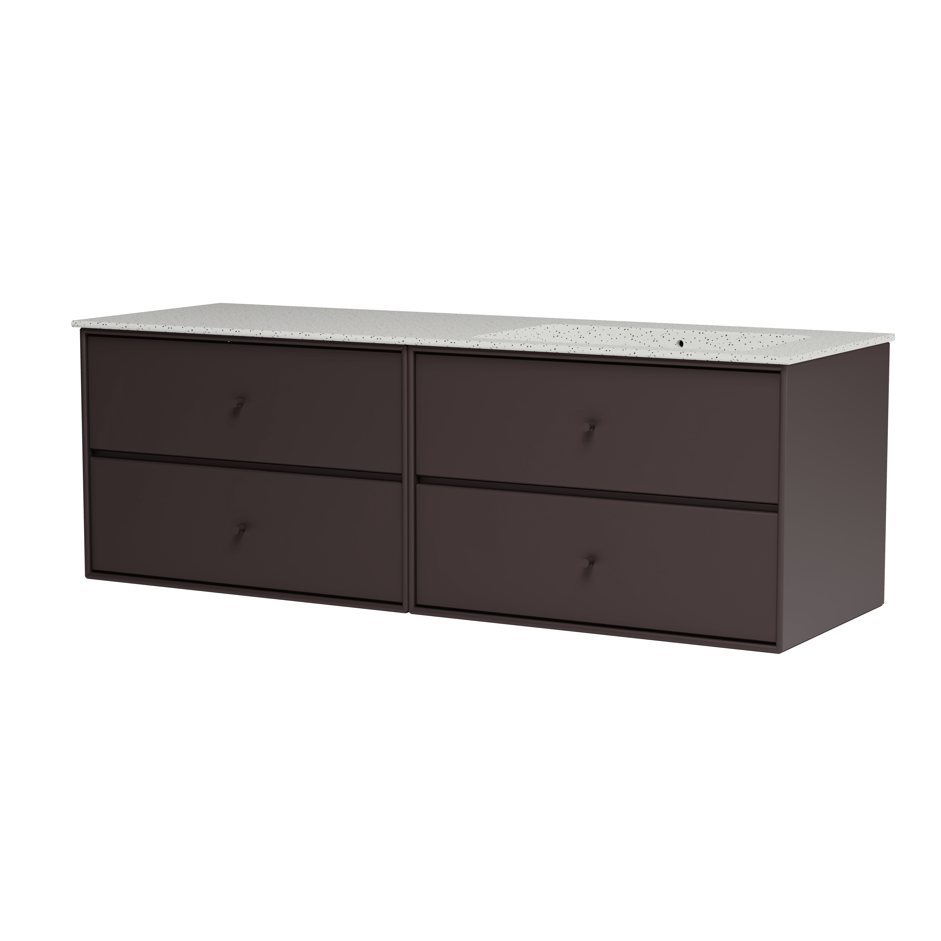 Montana Basin SU2402 – badmodul med vask, 141 cm Balsamic - Jacobsen Plus