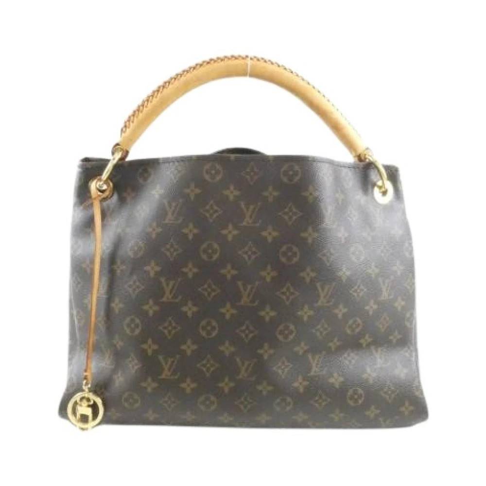Louis Vuitton Vintage Pre-owned Artsy MM Skuldertaske - Vintage - Dame - Brun - ONE SIZE - Uld