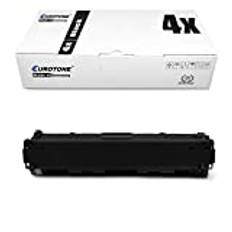 4X Eurotone toner med 50 % mer prestanda för Laserjet Pro 200 MFP Color M251 M276 ersätter HP 131A svart CF210A