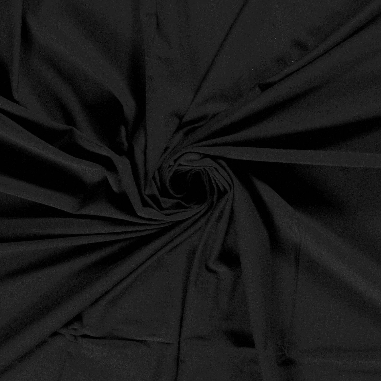 Bambus Jersey Sort - 68% bambus/28% bomuld/4% elastan - Stof i Metervarer