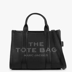 MARC JACOBS The Leather Medium Black Tote Bag
