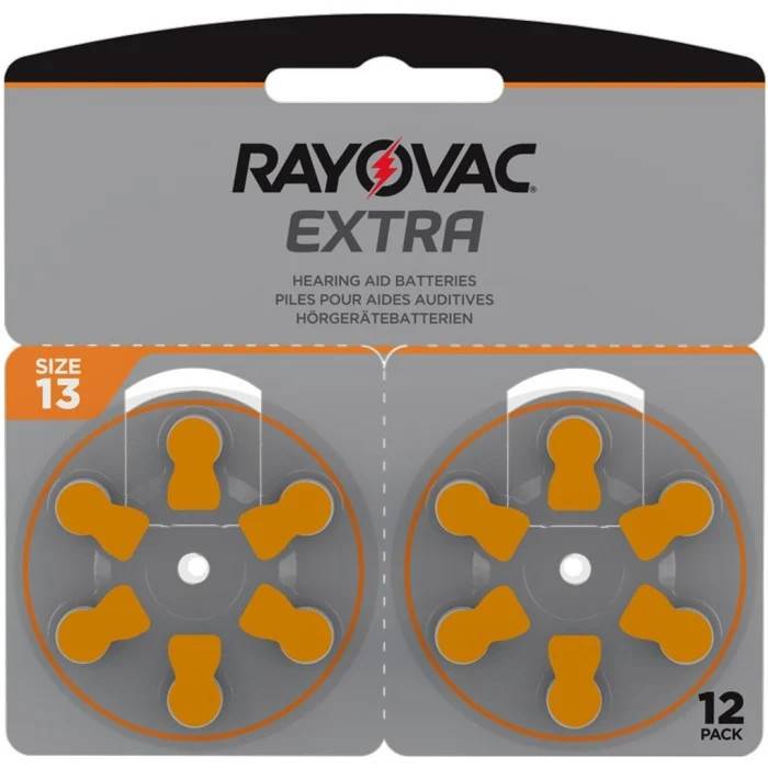 Rayovac 13 hörapparatsbatteri 12st