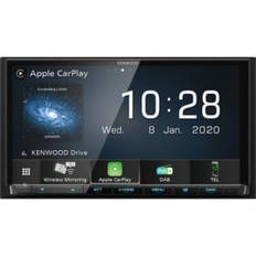 Kenwood DMX8021DABS – Dubbeldin bilstereo – Trådlös CarPlay & Android Auto