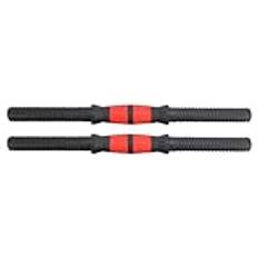 Hantel Barer Tyngdlyftning med Nötter Fitness 40 Cm Handtag för Träning i Hemmet