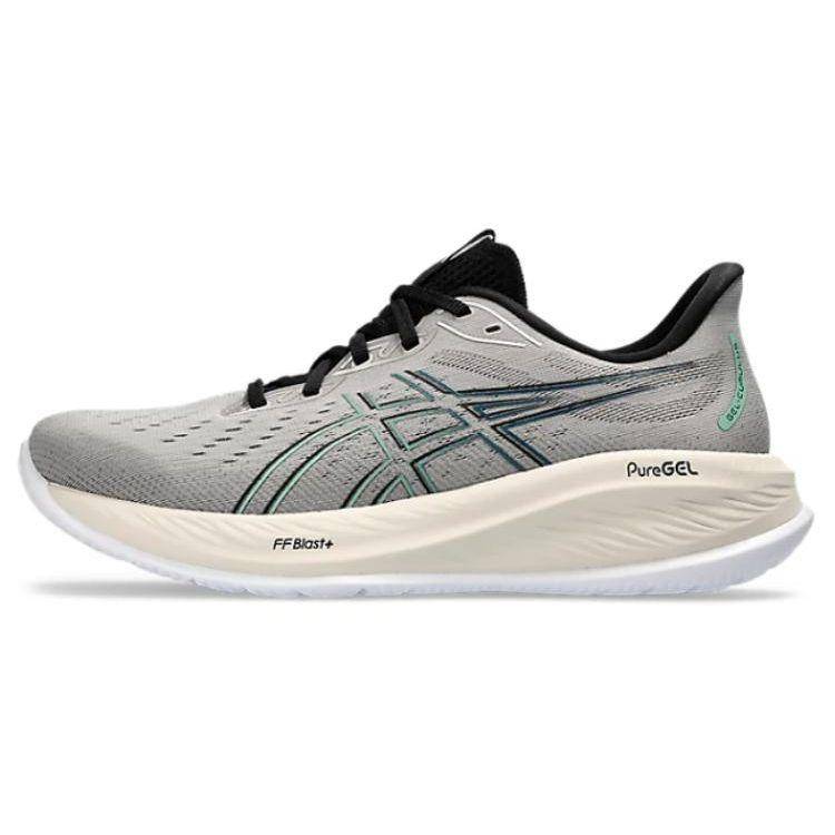 ASICS Gel Cumulus 26 Moonrock Herr Sneakers Grå Mörkmynta 1011B792-250 40.5
