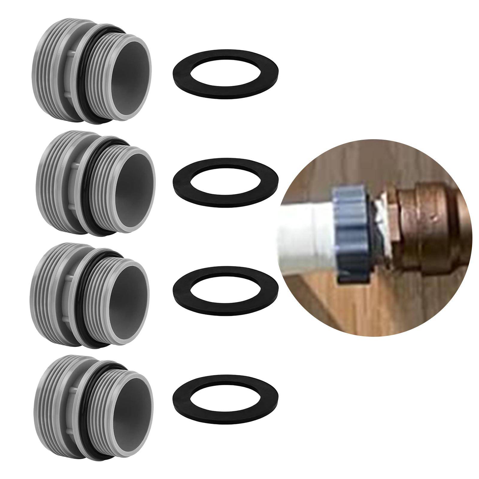 Poolpump Adapterkit Poolslang Omvandlingskit Simbassängsslang Omvandlare Plastmaterial Slangkopplingar för Pool