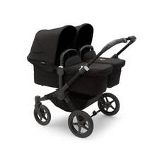 bugaboo Tvillingvagn Donkey 5 Twin Complete Black / Mid night Black