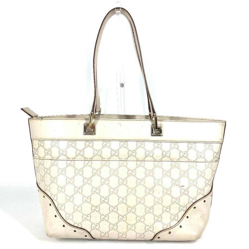 Gucci Vintage Swing Tote Stl. - Totebags Från Magasin - White (L 22.5cm x W 28cm x D 13.5cm)