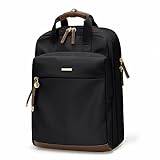 GOLF QUALITY Ryggsäck för Damer - 15,6 Tum Laptop Skolryggsäck för Resa, Semester och Arbete - Svart