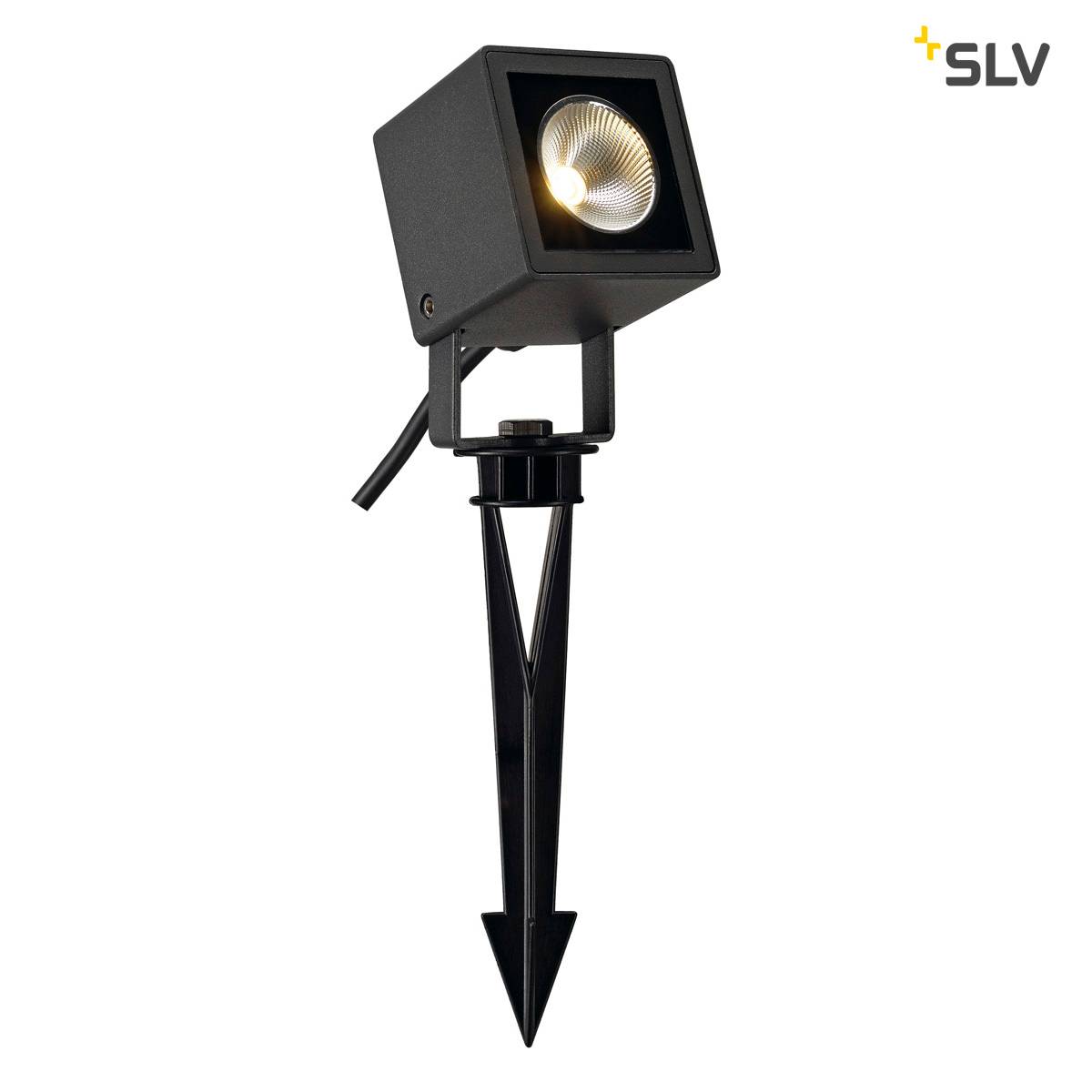 SLV Nautilus Square LED markarmatur Antracit