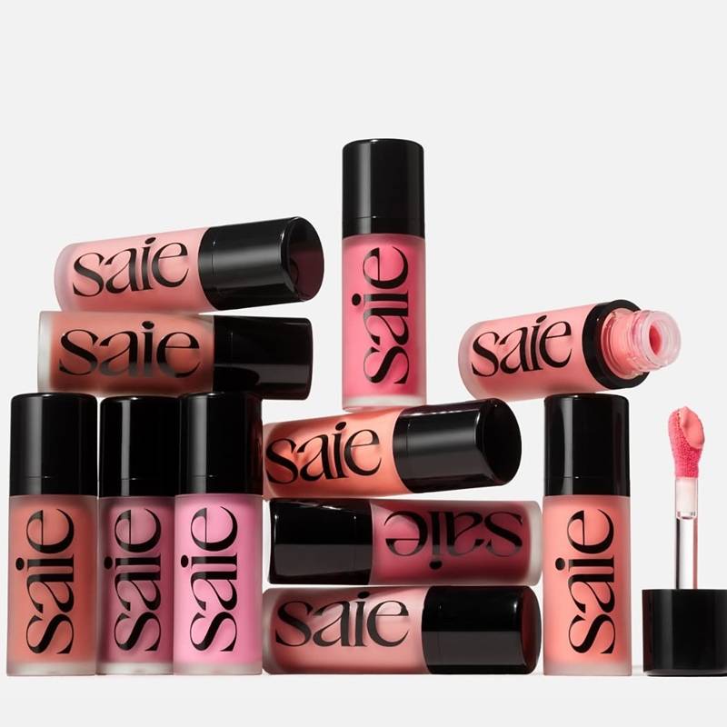 Saie Liquid Blush Highlighter Liquid Bright‑luminous Makeup Effect Sun Melt Fair Bronzer Three‑Dimensional Shadow Cream Paste