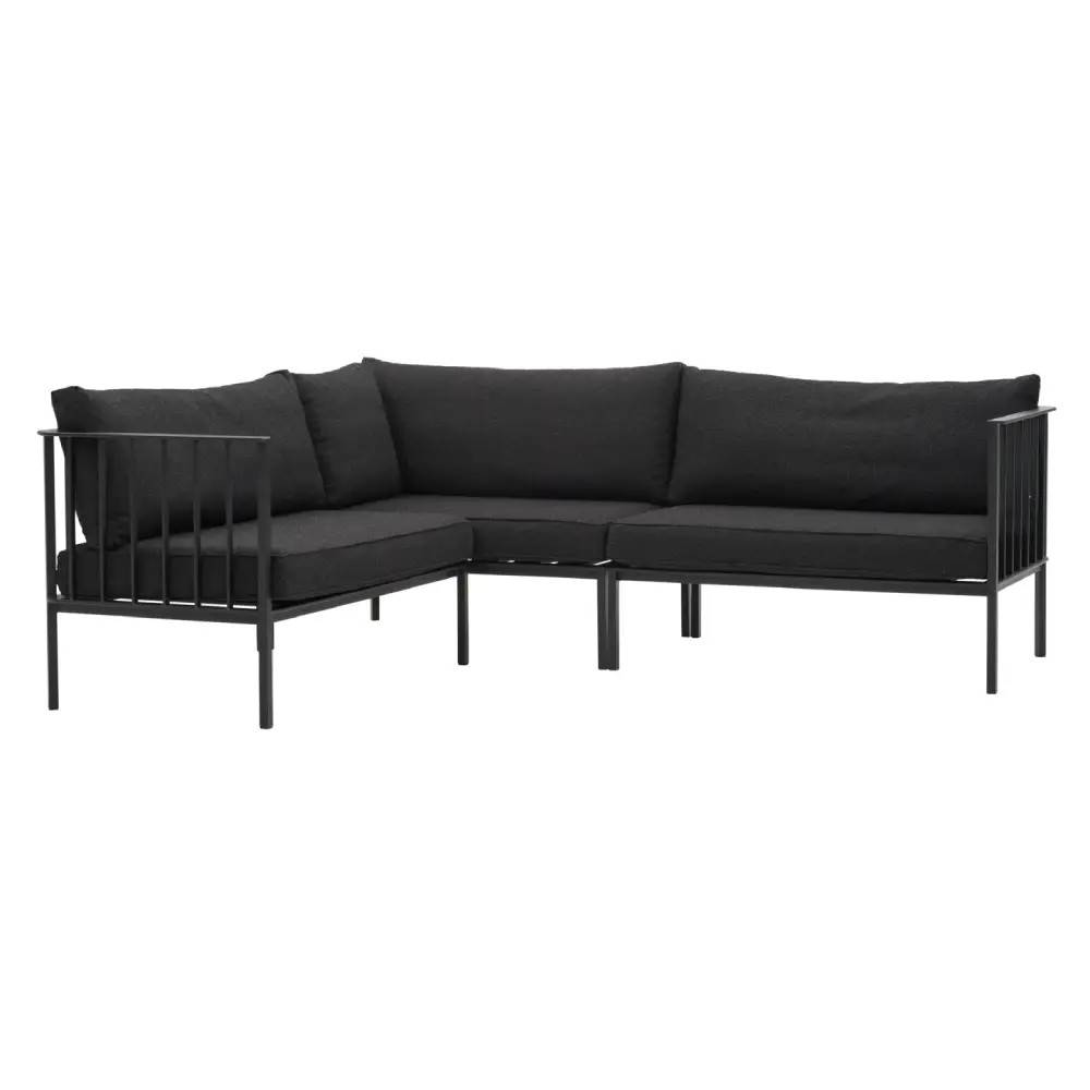 Brafab, Upper sofa-sæt Vänster Sort / Teddy Black