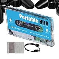 Retro Cassette Console-Retro Disk Game Console, videospelkonsol | Över 60 000 spel-4k-hög definition multimedia gränssnittsutgång för TV består av