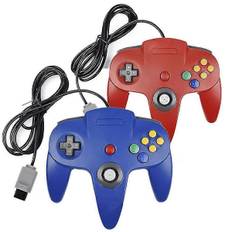 Klassisk spilcontroller Nintendo 64 N64 system spilcontroller Au StockN64 konsol interface (enkelt controller installation)  (FMY) ash 15*10*5