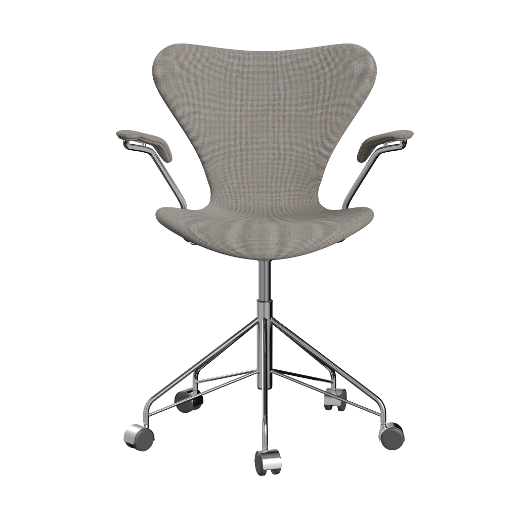 3107 Syver kontorstol, fuldpolstret fra Fritz Hansen - Køb her.