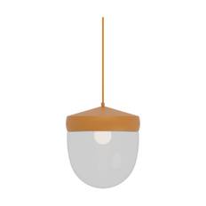 Noon Pan pendel klar 30 cm Brun-okra
