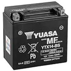 Batteri YUASA YTX14-BS (WC) AGM stängd, 12 V, 12 Ah, CCA:200A (150 x 87 x 145 mm) för Kymco Xciting 500 i R årsmodell 2011