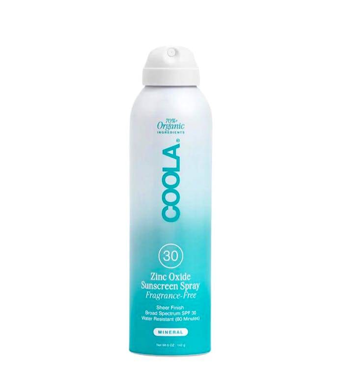Coola Zinc Oxide Sunscreen Spray SPF30 Fragrance Free 148 ml