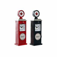Bordsklocka Set - DKD Home Decor Kristall Järn Petrol (2 st)