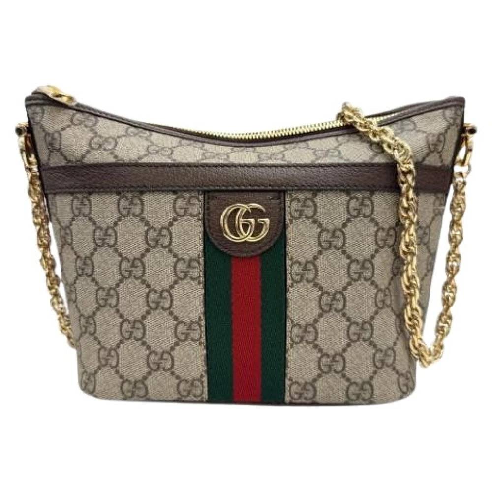 Gucci Vintage Pre-owned Ophidia Tote bag - Vintage - Dame - Beige - ONE SIZE - Uld