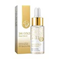 Guld 24k Essence For Face | Pure Gold Essence Gold Flakes,Åldringsbeständig och rynkor Ljusande fuktgivande uppstramande ansiktsserum för kvinnor Hudvård Yayou