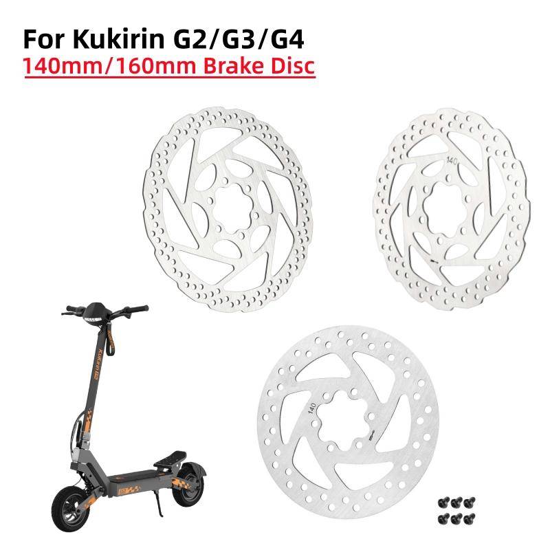 140mm 160mm Bromsskiva För Kukirin G2 G2 Master G2 Max G3 G3 Pro G4 Elsparkcykel Hydraulisk Skivbroms Rotor Delar