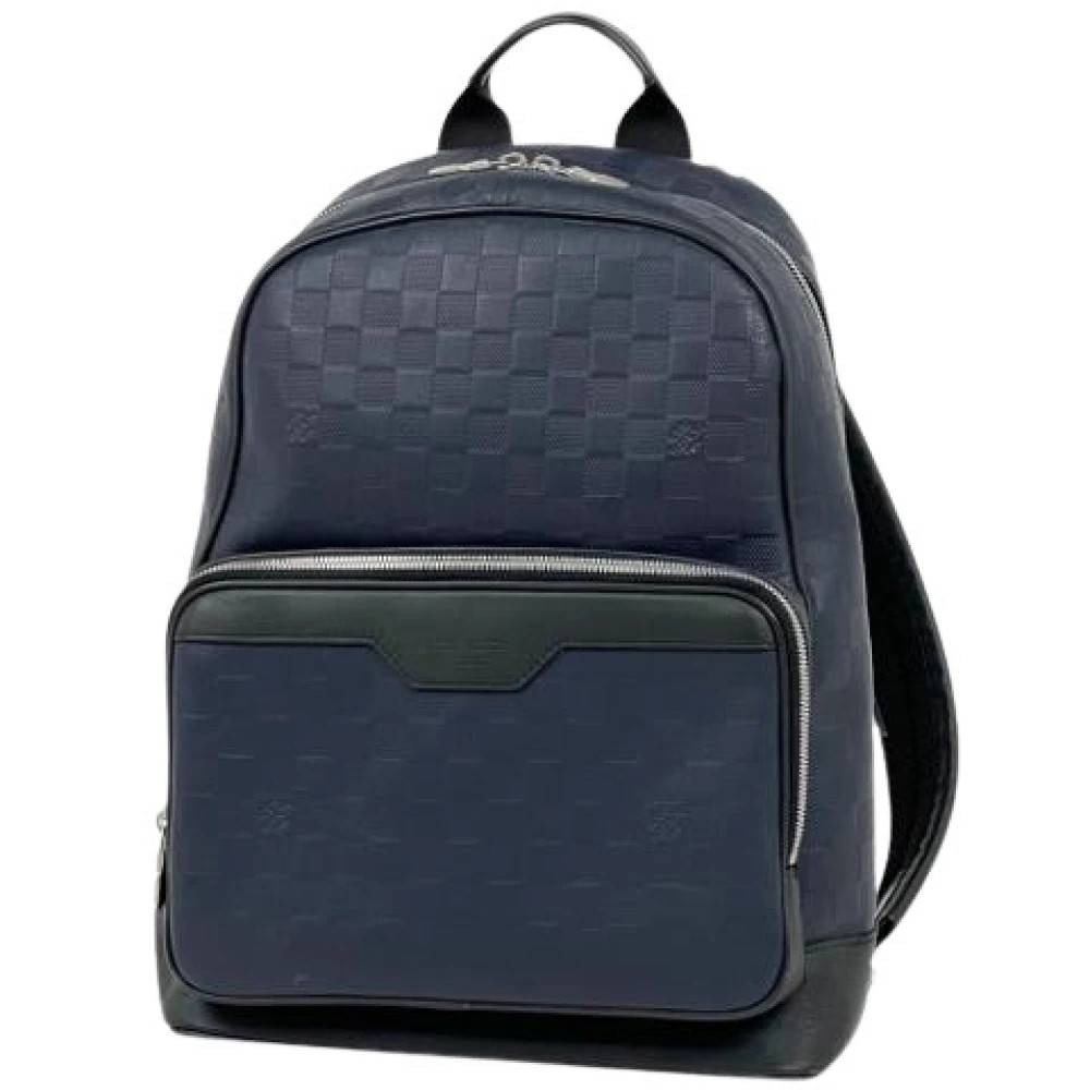 Louis Vuitton Vintage Pre-owned Damier Infini Rygsæk - Vintage - Herre - Blå - ONE SIZE - Læder