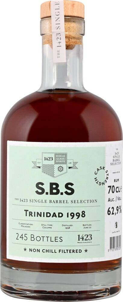 S.B.S - Trinidad 1998 62,9% alk..