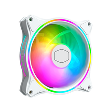 Cooler Master MasterFan MF120 HALO White - Kabinet køler - 120mm - Hvid med RGB - 30 dBA