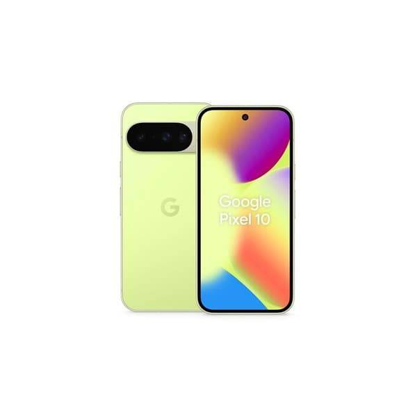 Smartphone - GOOGLE - Pixel 10 - 256 Gb - Grön Citron - 5G Dubbel SIM