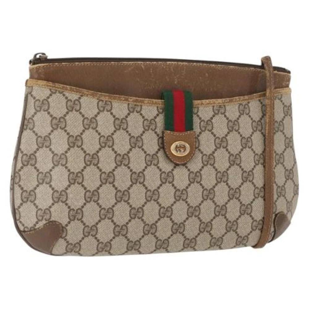 Gucci Vintage Pre-owned Plast gucci-tasker - Vintage - Dame - Beige - ONE SIZE - Tyl
