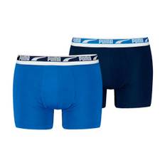 Puma 2-pack Men Multi Logo Boxer - Navy/Blue - XX-Large