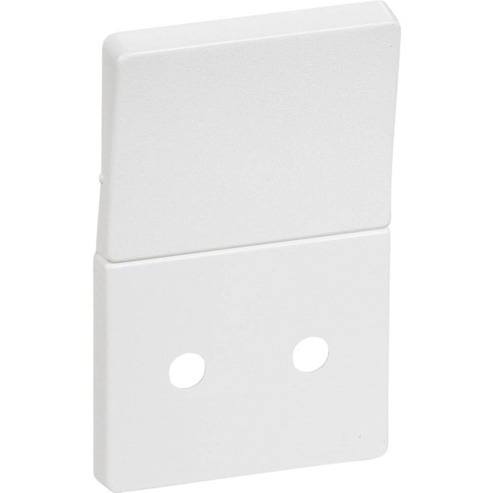 LK Fuga, Tangent stikudtag m/afbryder, 1½ modul, hvid (På lager i butik)