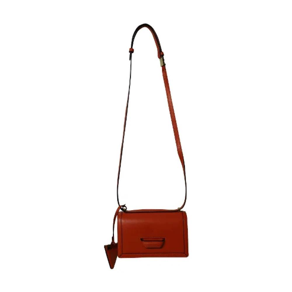 Loewe Pre-owned Pre-owned Laeder crossbody-tasker - Vintage - Dame - Orange - ONE SIZE - Tyl