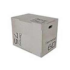 Diamond Professional Plyo, Plyometric Box Unisex Vuxen, Brun, En storlek