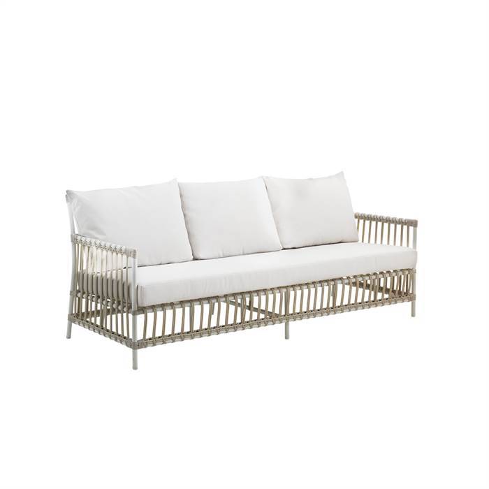 Sika Design Caroline 3-seater - Exterior - Dove White, B450 White - Inkl. 3 rygpuder Quick Dry - B450-White