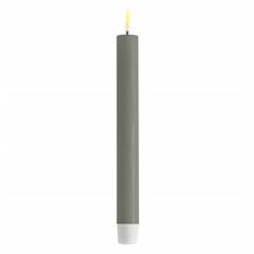 Deluxe Homeart – Salviegrøn kronelys (24 cm)