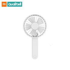 XIAOMI Qualitell 180° hopfällbar 3-hastighets USB-laddning Bärbar handhållen fläkt Intelligent Gear Minne Lågbrus minifläkt från vit