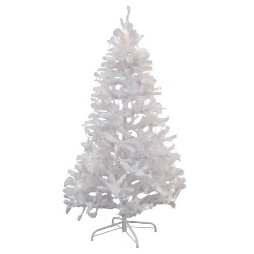Sirius Snowy plastgran med belysning, 210 cm